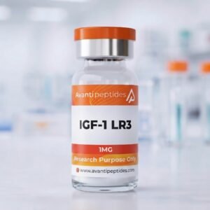 IGF-1 LR3 1mg lyophilised research peptide vial