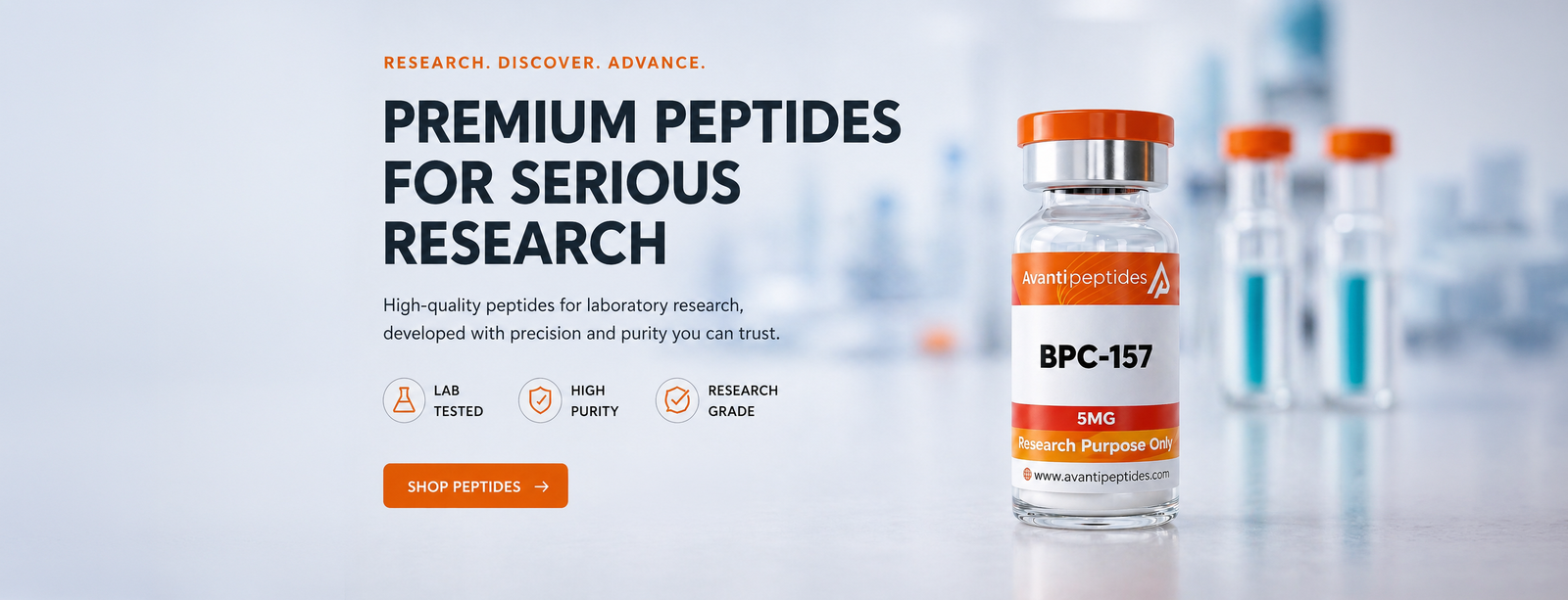 Premium peptides for serious research — Avanti Peptides